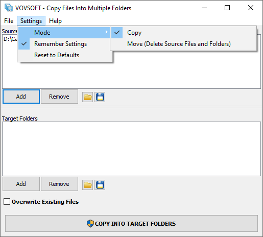  Copy Files Into Multiple Folders бесплатно